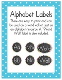 Alphabet Labels