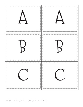 Alphabet Labels - Book Labels by Tiny Bat Graphics | TPT