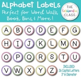 Alphabet Labels | Perfect for Book Bins or Word Wall