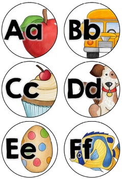  Alphabet Labels  by Clever Classroom Teachers Pay Teachers
