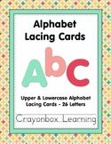 Distance Learning: Alphabet Lacing Cards - 26 Upper and Lo