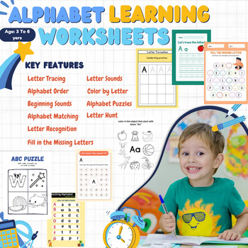 Preview of Alphabet Learning Worksheets