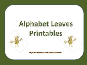 Preview of Alphabet Leaves Printables
