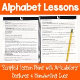 Alphabet Lesson Plans | Scripted