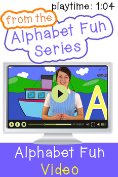 Preview of Alphabet Letter A - 3 Videos and 4 Printouts!