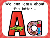 Alphabet Letter Aa PowerPoint Presentation- Letter ID, Sou