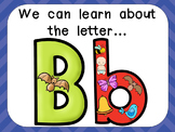 Alphabet Letter Bb PowerPoint Presentation- Letter ID, Sou