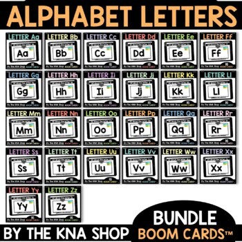 Preview of Alphabet Letter Beginning Sounds Bundle Back to School 