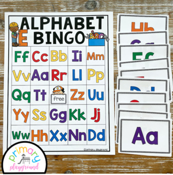 Alphabet Letter Bingo by Primary Playground | Teachers Pay Teachers