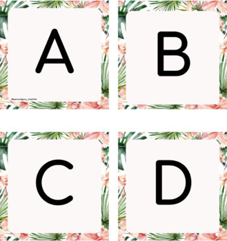 Preview of Alphabet Letter/ Boggle Display [Freebie]