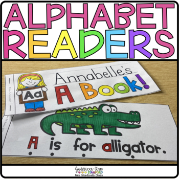 Preview of Alphabet Letter Books A - Z Easy Decodable Emergent Readers with Sight Words