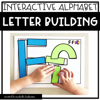 Preview of Alphabet Letter Building Mats Activities | Preschool, PreK, Kindergarten