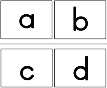 alphabet letter cards by miss sweetpea teachers pay teachers
