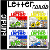 Alphabet Letter Cards & Worksheets Bundle - Preschool, Pre