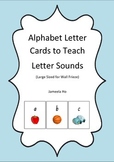 Alphabet Letter Cards to Teach Letter Sounds