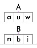 Alphabet Letter Case Clip Cards!