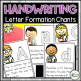 Alphabet Letter Chant Posters for Letter Formation - Capit