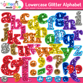Alphabet Letter Clipart Images: Lowercase Glitter Letters 