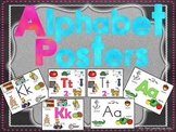 Alphabet & Letter Colorful Anchor Charts Aa to Zz