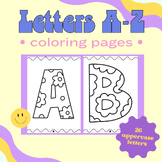 Alphabet Worksheets: Uppercase Letter Coloring Pages | Bac