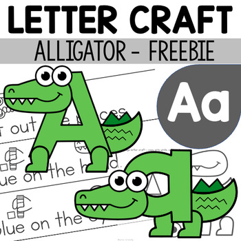 Alphabet Letter Craft Freebie - Letter A by Renee Dooly | TPT