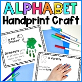 Alphabet Letter Crafts - No-Prep Alphabet Handprint Crafts Letter