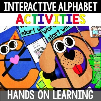 Preview of Alphabet Crafts Alphabet Tracing Beginning Sounds Alphabet Writing Practice