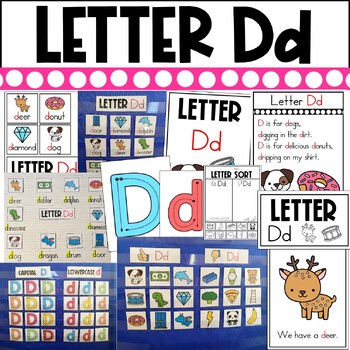 Alphabet Letter D Introduction Activities (Pocket Charts and More)
