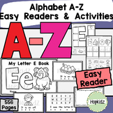 Alphabet Letter Decodable Easy Reader Bundle, ABC Activiti