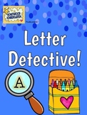 Alphabet Letter Detective . Great literacy center / statio