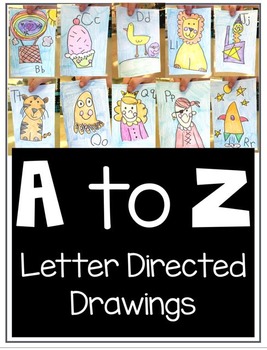 Alphabet Letter Directed Drawings