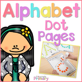 Alphabet Letter Dot Pages - Literacy Center - Small Group 