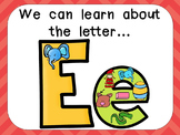 Alphabet Letter Ee PowerPoint Presentation- Letter ID, Sou