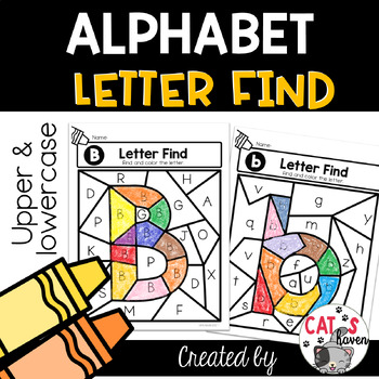 Alphabet Letter Find by Cat's Haven | TPT