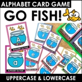 Go FISH! - Alphabet Letter Recognition Card Game - Upperca