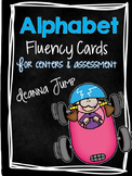 Alphabet Letter Fluency Print and Go Assessments and Centers