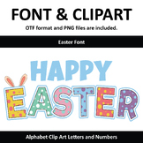 Alphabet Letter Font & Clipart | Bulletin Board Letters | 