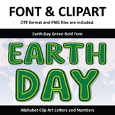 Alphabet Letter Font & Clipart | Bulletin Board Letters | 