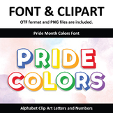 Alphabet Letter Font & Clipart | Bulletin Board Letters | 