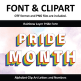 Alphabet Letter Font & Clipart | Bulletin Board Letters | 