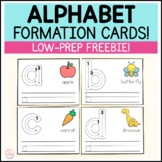 Alphabet Letter Formation Cards | Letter Sounds, Letter Id