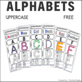 Alphabet Mats Uppercase Free