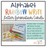 Alphabet Letter Formation: Rainbow Write and Cover