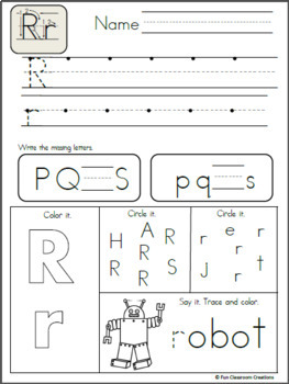 Alphabet Letter Formation and Letter Recognition Practice Pages | TpT