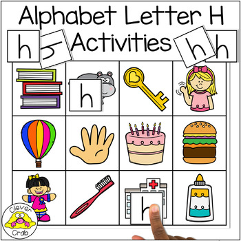 Beginning Letter Sound H Worksheets Activities and a Craft by Clever Crab