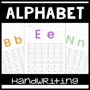 Alphabet Letter Handwriting by Bookarazzi Tsundoku | TPT