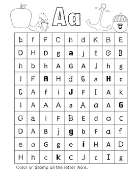 for worksheet kindergarten on alphabet Hunt Letter Z by Ms TpT Adventures Katie's A   Alphabet