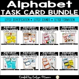 Alphabet Letters and Sounds Recognition Task Cards BUNDLE 