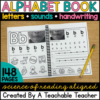 Preview of Letter Identification and Sounds Activities Alphabet Tracing Worksheets