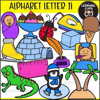 Alphabet Letter Ii Clipart {Learning Clips Clipart} by Learning Clips